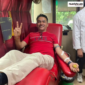 Blood Donation Drive by Team MarkScan | MarkScan Office | Deepak Baswan